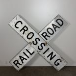 Original Rail Road Crossing Sign