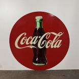 Metal Coca-Cola Advertising Sign