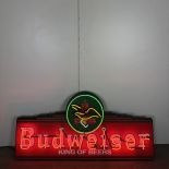 Very Large 1995 Everbrite Budweiser Neon Sign