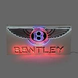 Very Large Original Bentley Neon Dealer Sign