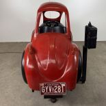 Red VW Beetle Kiddie Ride