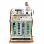 Mills 10 Cent FOK Slot Machine with 4 Mint Vendors