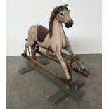 Vintage Childrens Wooden Rocking Horse