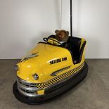 Restored Original 1947 Lusse Auto Skooter Yellow Cab Bumper Car