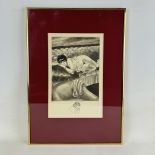 Framed Leon Courbouleix Erotic Art Print