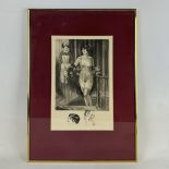 Framed Leon Courbouleix Erotic Art Print