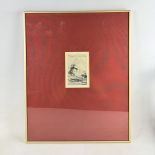 Framed Erotic Art Litograph