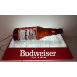 Budweiser USA  80s pool table lamp