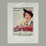 Poster of the 1939 Chrysler Advertisement