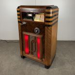 Rare 1937 Gabel Elite Jukebox Modernized with a Grill Light-Up Kit