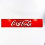 Large Vintage Coca-Cola Metal Advertising Sign