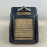 1940 Seeburg Bar-O-Matic WB-1Z Wireless Wallbox Blue Metal Case