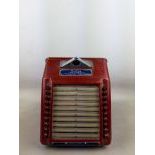 1940 Seeburg Bar-O-Matic WB-1Z Wireless Wallbox Red Metal Case