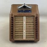 1940 Seeburg Bar-O-Matic WB-1Z Wireless Wallbox Brown Metal Case