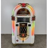 2013 Rock-Ola Model CD8DPV-GW Bubbler DeLuxe 100 CD Jukebox Glossy White