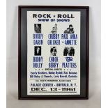 Framed Poster Rock & Roll 