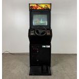 1989 Tatsumi Round Up 5 Super Delta Force Racing Video Game Arcade