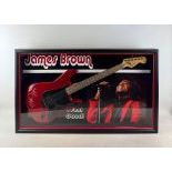 Fender Squier Bullet Electric Guitar Signed by James Brown 