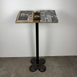 Vintage Book Style Advertising Display with Rock-Ola Ads