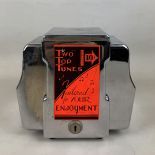 Vintage Two Top Tunes 10 Cent Jukebox Coin Box with Double Napkin Dispensers