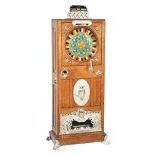 Mills Owl Mechanical Upright Cabinet Musical Slot Machine ca. 1897