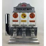 Ajax Deluxe Hot Nut 5 & 10 Cent Vending Machine ca. 1940s