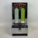 Delicious Chewing Gum 1 Cent Double Vending Machine USA ca. 1930s