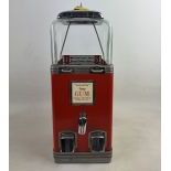 Northwestern DeLuxe 1 or 5 Cent Gumball Vending Machine ca. 1936