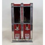 Robbins 2 in 1 Vendor 1 Cent Double Candy/Peanut Vending Machine ca. 1935