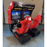 1999 Sega Ferrari F355 Challenge 2-Player Racing Simulation Twin Video Game Arcade