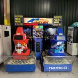 1994 Namco Ace Driver DX Deluxe 2-Player Racing Video Game Arcade