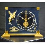 Table pendulum JAEGER LECOULTRE 8 day mechanism. Chinese motive