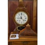 Very beautiful Neuenburger pendulum. Ca. 1890. Grand Sonnerie. Small bell strike with alarm clock....