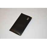 Rolls-Royce Black Leather Checkbook Cover