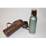 Thermos and Vinyl Carrying Case with Rolls-Royce Logo